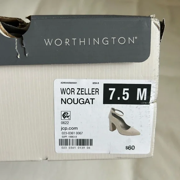 Nude Block Heels - Picture 4 of 8